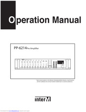 Inter-M PP-6214 Operation Manual