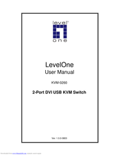 LevelOne KVM-0260 User Manual