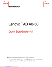 Lenovo A5500F Quick Start Manual