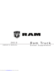 RAM Truck 2013 Owner's Manual