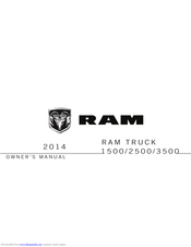 RAM TRUCK 2500 2014 Owner's Manual