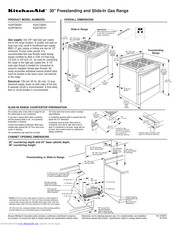 KitchenAid KGRT607H Quick Manual