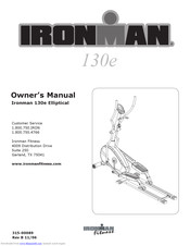 Ironman Fitness 130e Owner's Manual