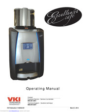 VKI Technologies Eccellenza Cafe Operating Manual