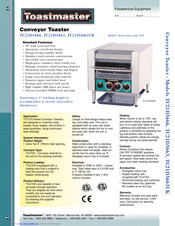 Toastmaster TC21D3663UK Specifications
