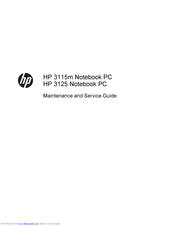 HP 3115m Maintenance And Service Manual