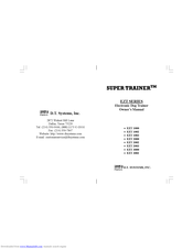 D.T. System EZT 2003 User Manual