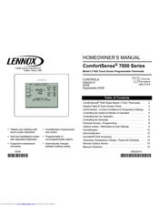 Lennox Fortsense 7000 Series Homeowner S Manual Pdf Download Manualslib