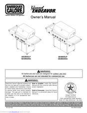Barbeques Galore Grand Endevator GE3BSSLP Owner's Manual