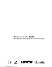 intelix DIGI-HDMI-4X2 Installation Manual