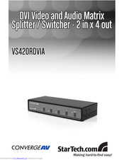 StarTech.com VS420RDVIA User Manual