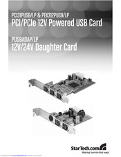 StarTech.com PCI31PUSBLP User Manual