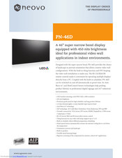 AG Neovo PN-46D Specifications