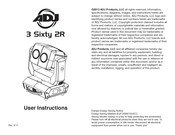 American DJ 3 Sixty 2R User Instructions