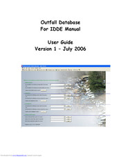 Brady Outfall Database For IDDE User Manual