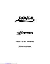 Rover Scottbonnar Owner's Manual