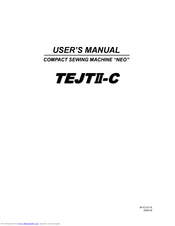 TAJIMA TEJTII-C User Manual