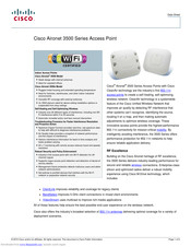 Cisco Aironet 3500i Datasheet
