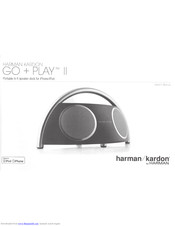 Harman Kardon Go + Play II Owner's Manual