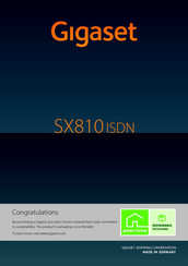 Gigaset SX810isdn User Manual