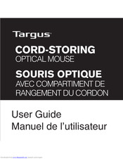 Targus CORD-STORING OPTICAL MOUSE User Manual