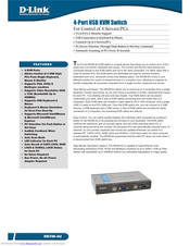 D-Link DKVM-4U Specifications