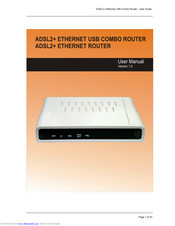 Aztech ADSL2+ Ethernet Router User Manual