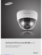 Samsung SCD-3080N User Manual
