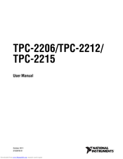 National Instruments TPC-2212 User Manual