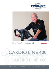 ERGO-FIT CARDIO LINE 400 MED Owner's Manual