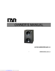 FAR LBE 11 A Owner's Manual