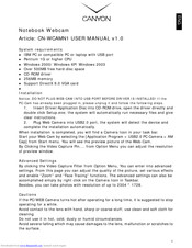 Canyon CN-WCAMN1 User Manual