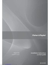Fisher & Paykel OS60NDTX Series Installation Instructions And User Manual