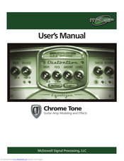 McDSP Chrome Tone User Manual