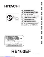 Hitachi RB160EF Owner's Manual