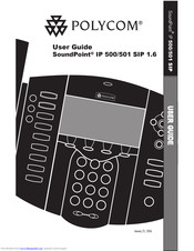 Polycom SoundPoint IP 501 SIP User Manual