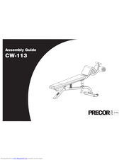 Precor CW-113 Assembly Manual