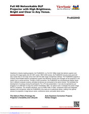 Viewsonic Pro8520HD Brochure & Specs