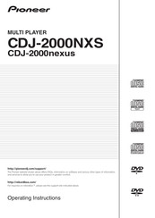 Pioneer CDJ-2000NXS Operating Instructions Manual
