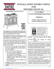 Empire Comfort Systems VFP30CA30BP-1 Installation Instructions And Owner's Manual