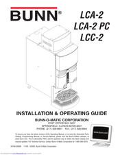 Bunn Lca 2 Pc Manuals Manualslib