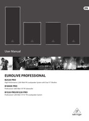 Behringer Eurolive B1520 Pro Manuals Manualslib