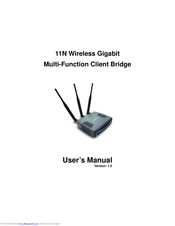 EnGenius 11N Wireless Gigabit Multi-Function Client Bridge User Manual