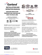 Garland HO IN 350 Installation And Operation Manual