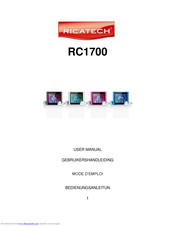Ricatech RC1700 User Manual