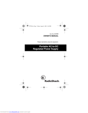 Radio Shack 22-503 Owner's Manual