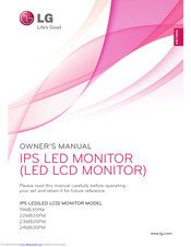 LG 19MB35PM Owner's Manual