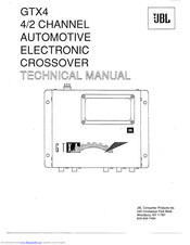 JBL GTX4 Technical Manual
