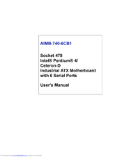Advantech AIMB-740-6CB1 User Manual