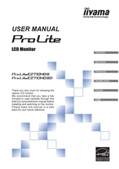 Iiyama ProLiteE210HDS User Manual